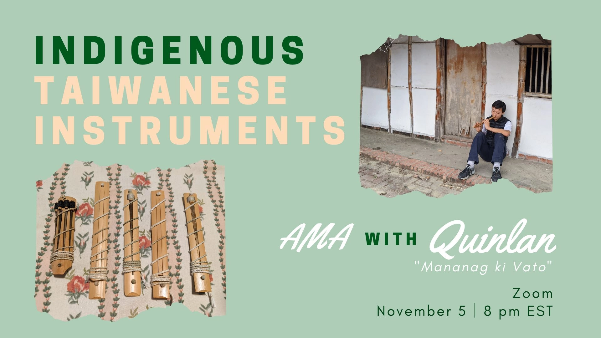 Indigenous Taiwanese Instrument Workshop event image